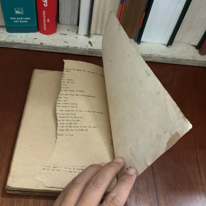 II Sách Xưa: Kỹ Thuật Mộc - Bộ Xây Dựng - 1976 607583