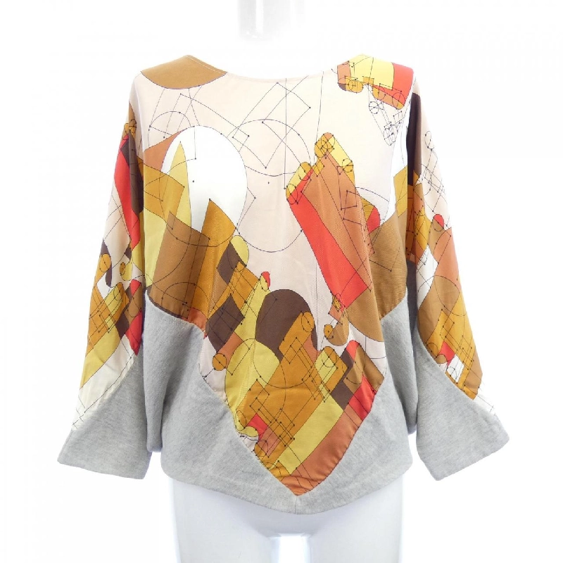 HERMES 36-7750 Áo Top Twill Reine 629100