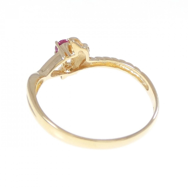 Nhẫn Ruby K18YG 0.10CT - Hàng hiệu Chính hãng 855695
