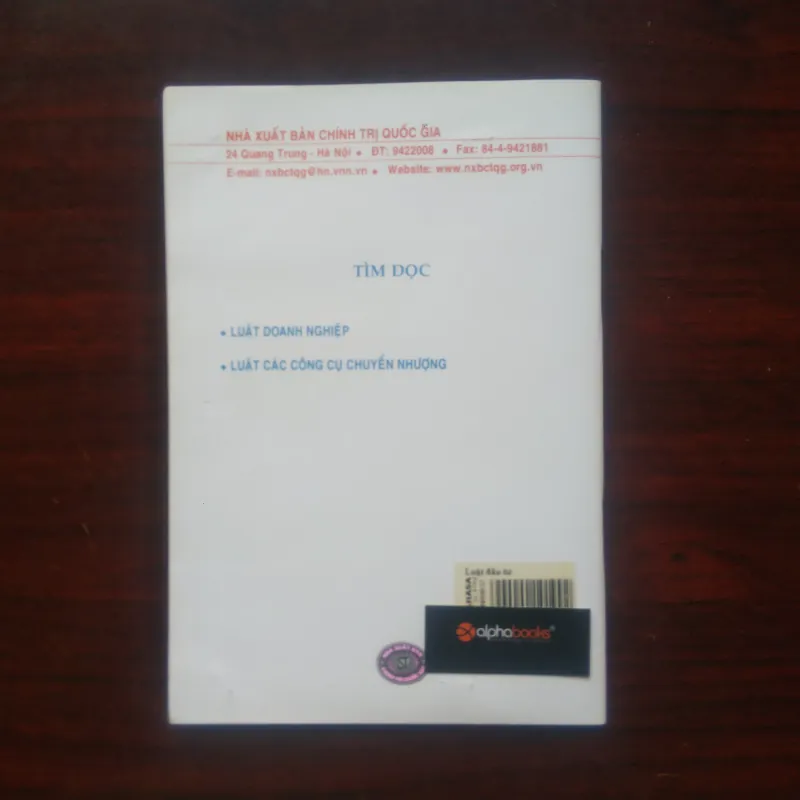 [Sách Pháp Lý] Luật Đầu Tư 1002142