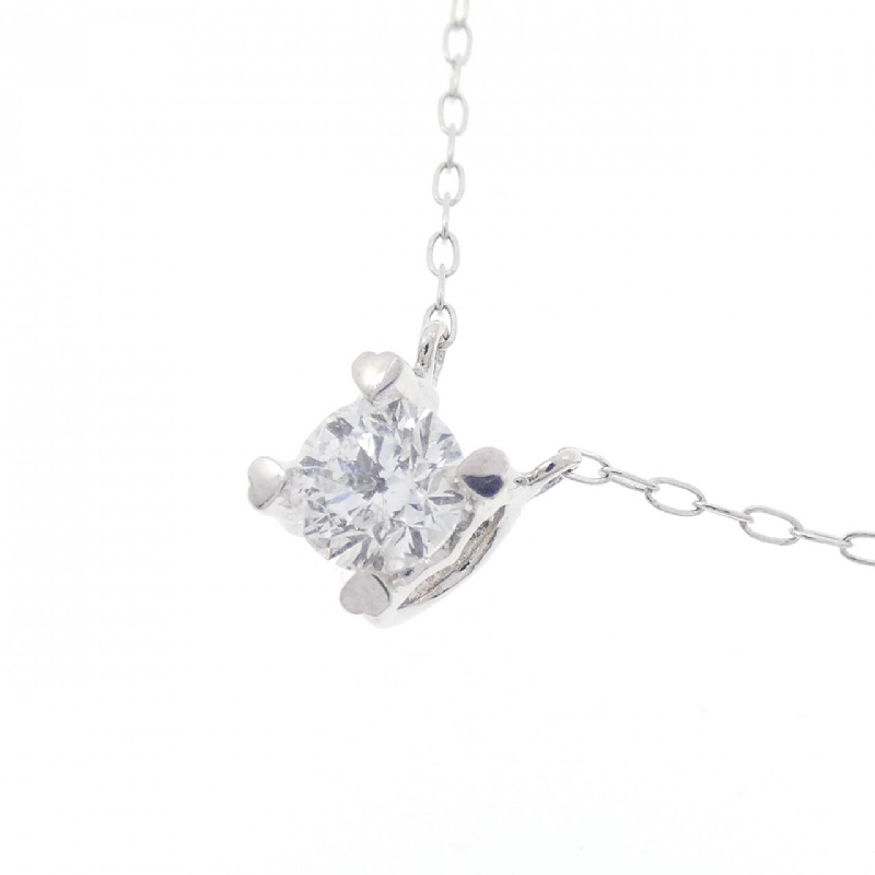 K18WG Solitaire Dây chuyền kim cương 0.25CT - Hàng hiệu Chính hãng 863575