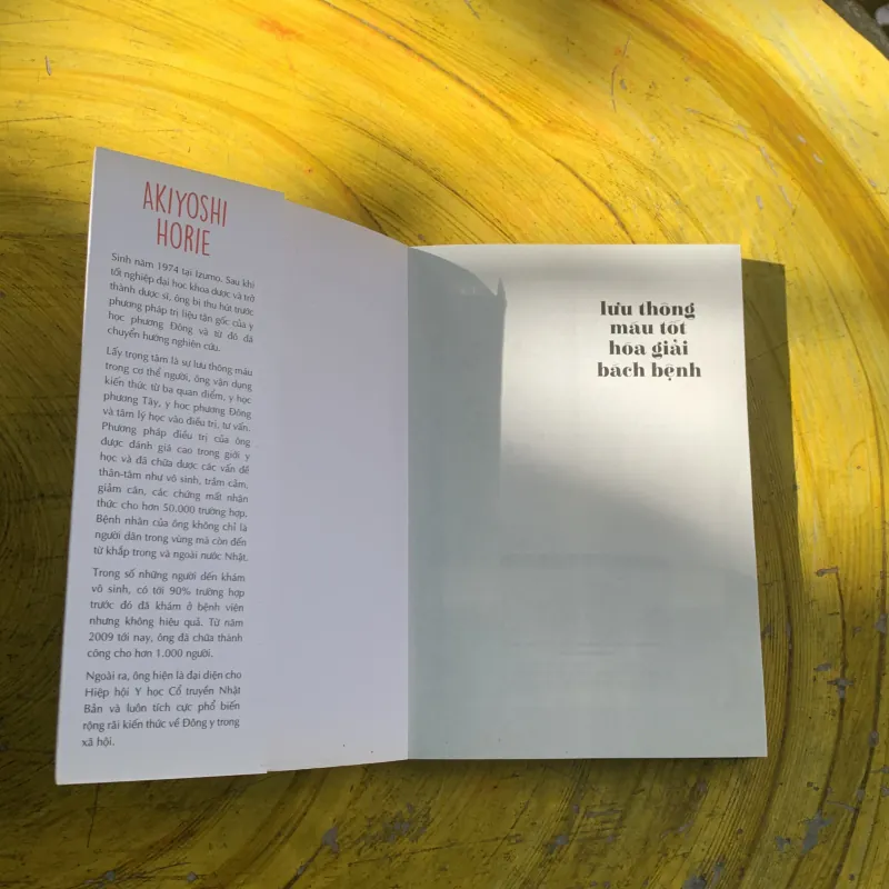 LƯU THÔNG MÁU TỐT HOÁ GIẢI BÁCH BỆNH- AKIYOSHI HORIE 792798