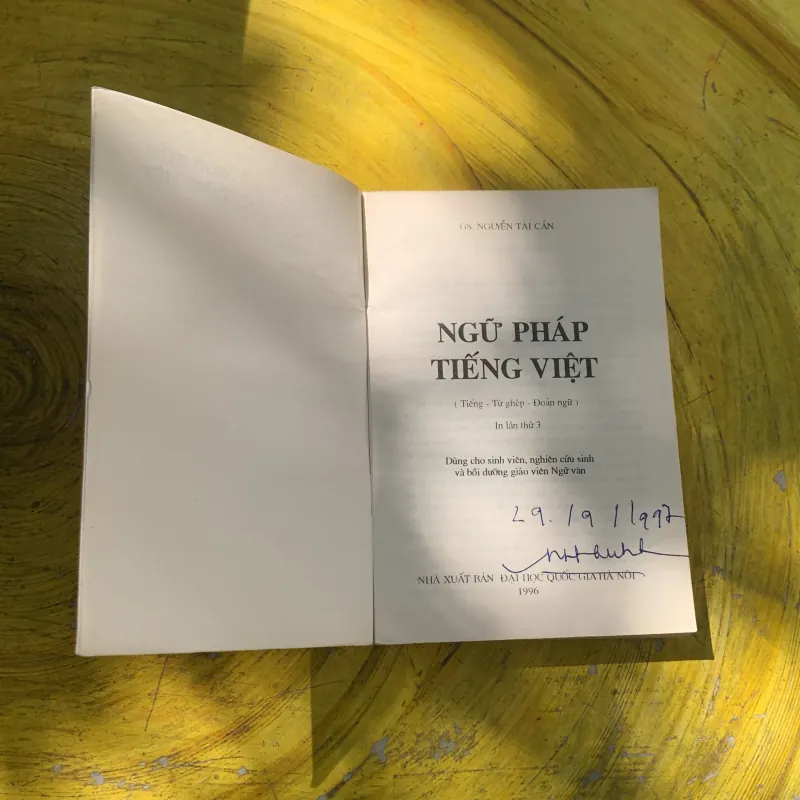 NGỮ PHÁP TIẾNG VIỆT- GS. NGUYỄN TÀI CẨN  785651