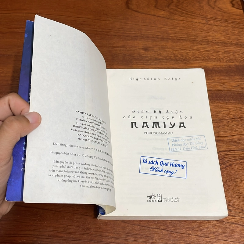 II Tiểu Thuyết: Điều Kỳ Diệu Của Tiệm Tạp Hoá Namiya - Higashino Keigo - 2019 498667