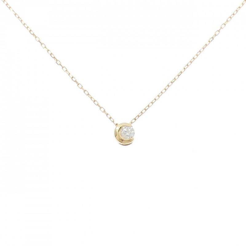 K18YG Dây chuyền kim cương 0.10CT - Hàng hiệu Chính hãng 857843