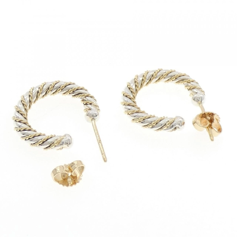 【Cổ điển】Bông tai Tiffany 925/750YG 665618