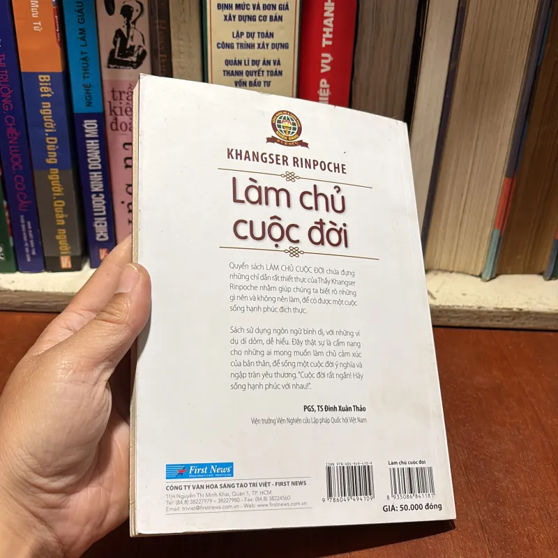 II Sách Phật Giáo: Làm Chủ Cuộc Đời - KHANGSER RINPOCHE - Trần Gia Phong (Dịch) - 2017 791461