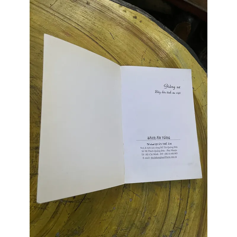 GIẢNG SƯ BẢY ĐỨC TÍNH ƯU VIỆT - SA MÔN THÍCH THÔNG BỬU 735569