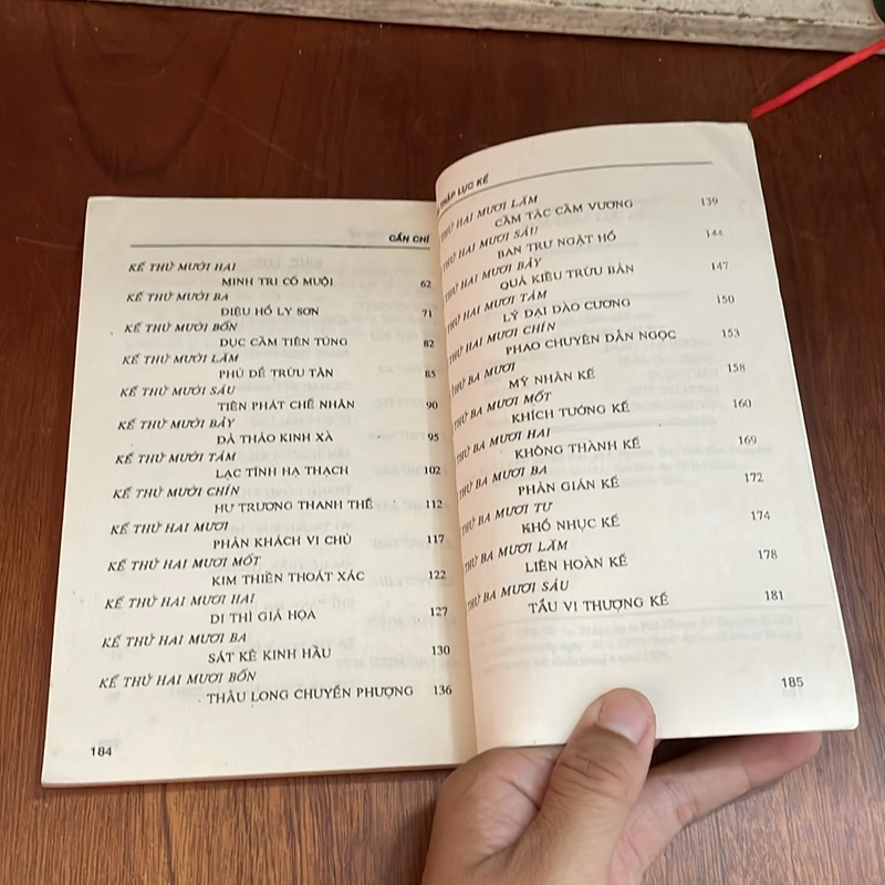 II Tựa sách: Tam Thập Lục Kế - Cẩn Chi - 1999 524807