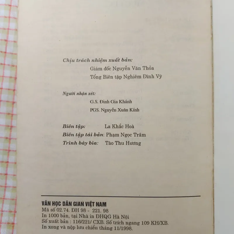 VĂN HỌC DÂN GIAN VIỆT NAM

✍️🏻 Lê Chí Quế (chủ biên) 718568