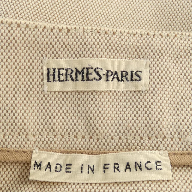 【Vintage】Elie HERMES H Button Skirt 648720