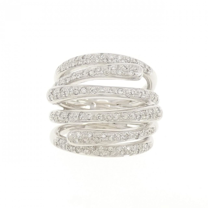 Nhẫn kim cương 750WG 670829