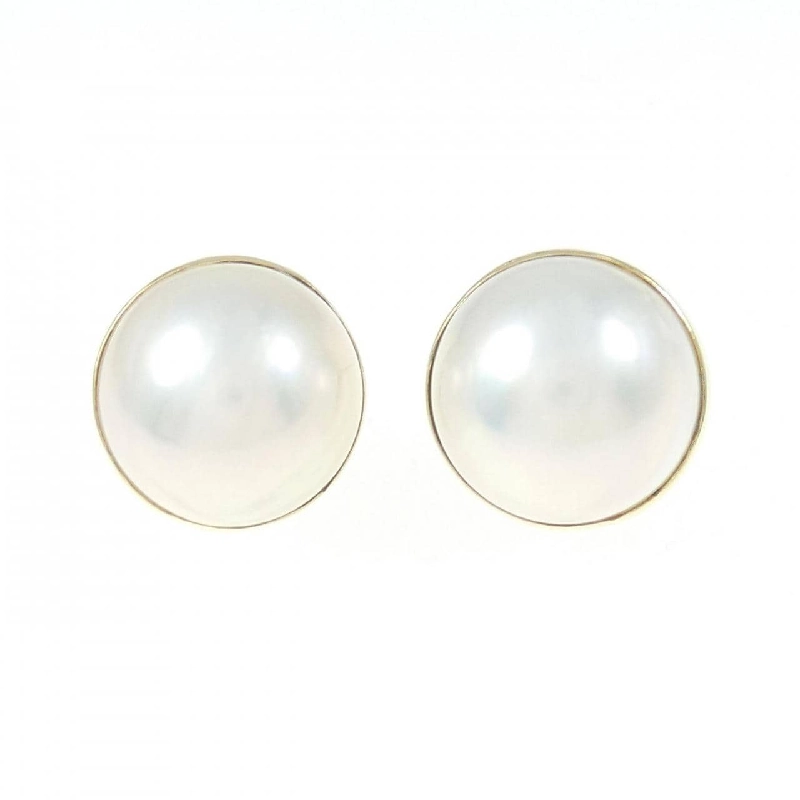 K18YG Mabe Pearl Earrings - Hàng hiệu Authentic 876768
