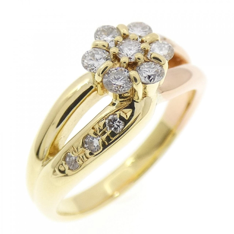 Nhẫn kim cương hoa K18YG/K18PG 0.34CT - Hàng hiệu Authentic 852597