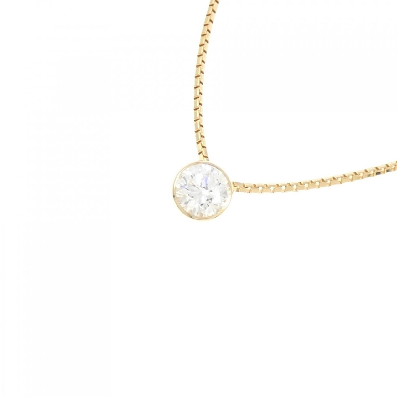 K18YG Dây chuyền kim cương - Hàng hiệu Authentic 861900