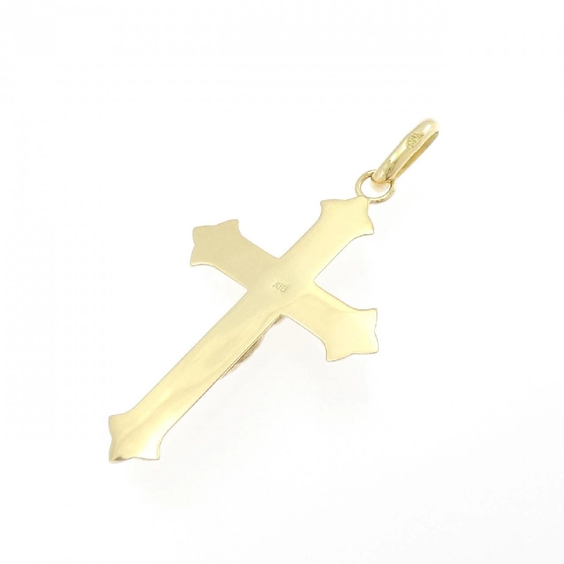 K18YG Mặt dây chuyền hình chữ thập - Hàng hiệu Chính hãng 864721