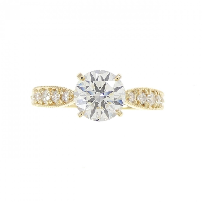Nhẫn kim cương K18YG 1.002CT G SI2 EXT H&C - Hàng hiệu Authentic 871294