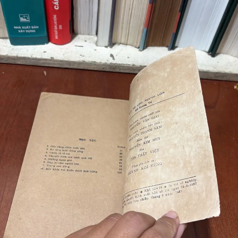 II Văn Học: Búp Bê Cho Người Lớn - Hồ Trung Tú - 1987 765530