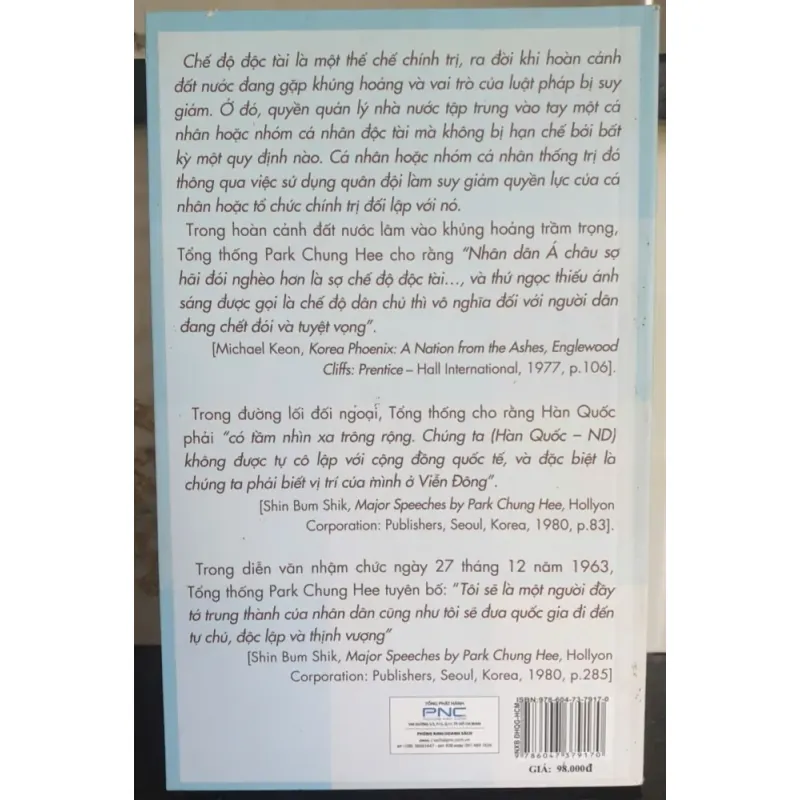 Hàn Quốc Dưới Chế Độ Độc Tài Park Chung Hee 723032