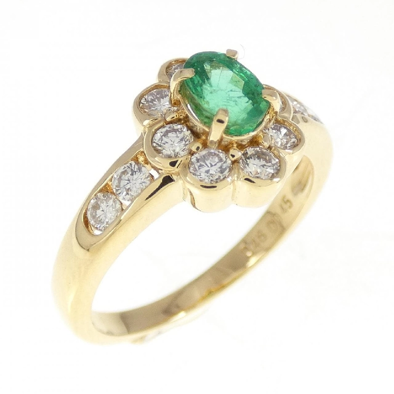 Nhẫn Emerald K18YG 0.46CT 670599