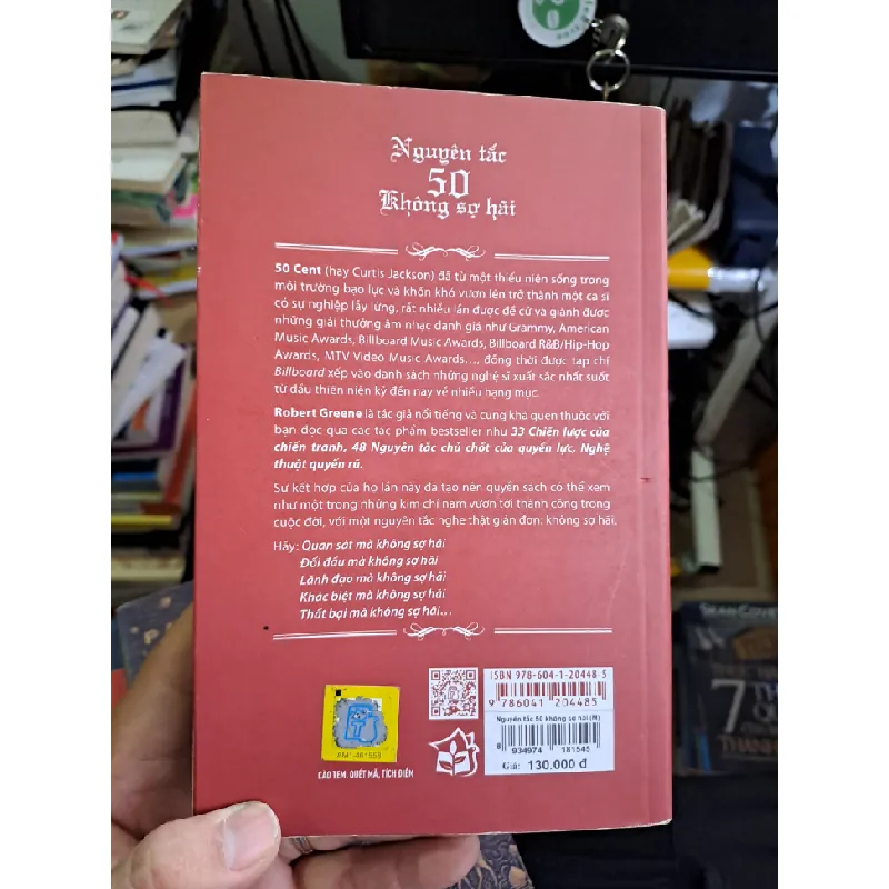 Nguyên tắc 50 không sợ hãi Robert Greene mới 90% ố nhẹ 2022 KỸ NĂNG VAVO1709 560187