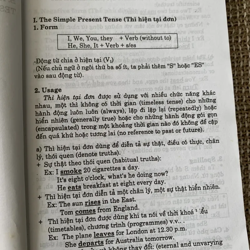Bài tập các thì và mạo từ tiếng Anh, Xuân Bá 1021226