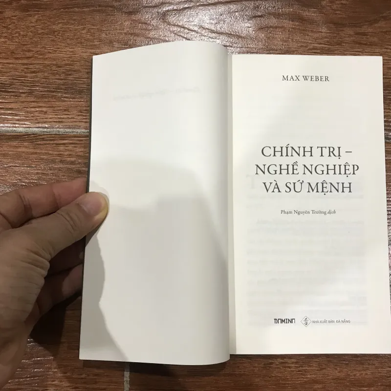 Chính trị - nghề nghiệp và sứ mệnh - Max Weber (6) 973498