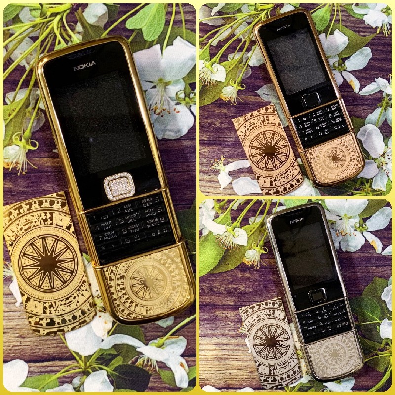 Miếng Da Dán Điện Thoại Nokia 8800 Arte Mạ Vàng 4125