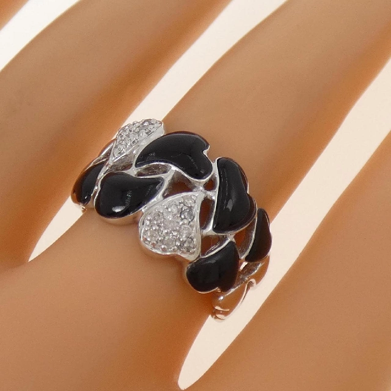 Nhẫn Onyx Hình Trái Tim K18WG - Hàng hiệu Chính Hãng 851698