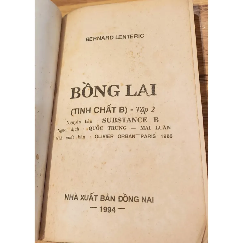 Trọn bộ 2q tiểu thuyết BỒNG LAI - tác giả Bernard Lenteric 703850