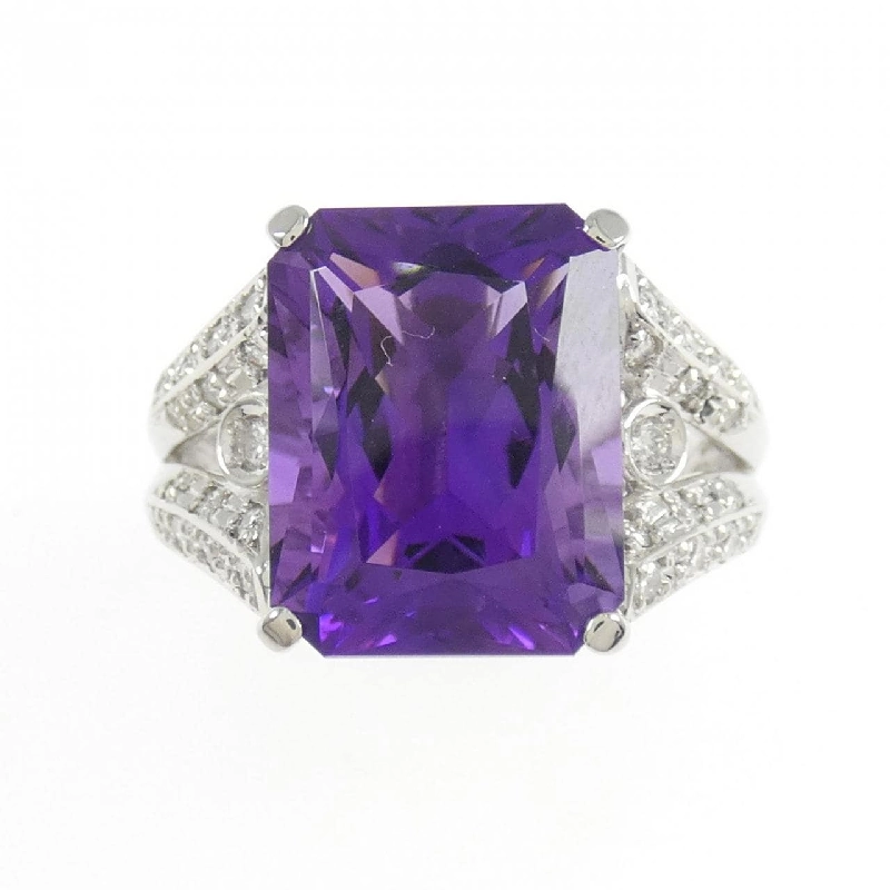 Nhẫn Amethyst PT900 6.33CT - Hàng hiệu Chính hãng 853537