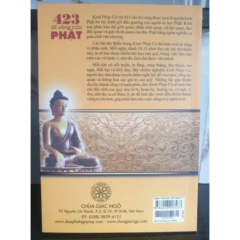 Sách Kinh Pháp Cú với 423 câu lời vàng của Phật - Dịch Sa-môn Thích Nhật Từ 675285