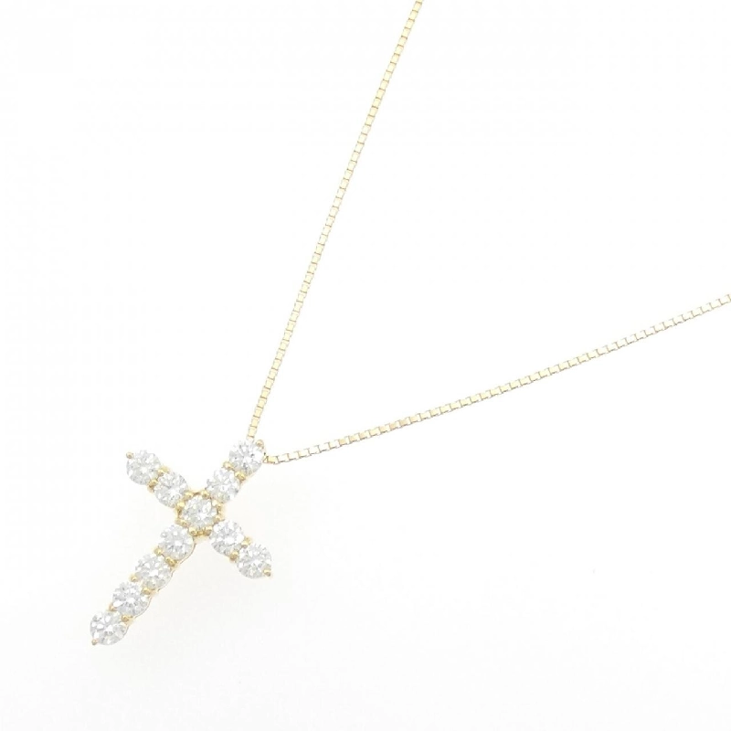 K18YG Dây chuyền kim cương 1.004CT F VS1-SI1 EXT-GOOD - Hàng hiệu Chính hãng 874783