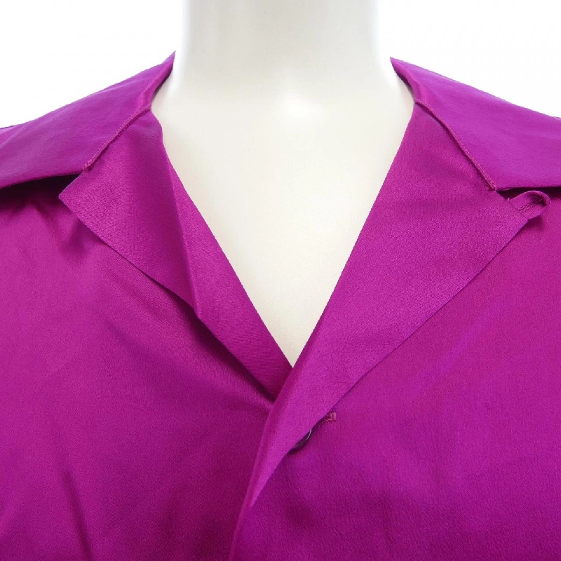 SAINT LAURENT 713875 Y900R Áo sơ mi ngắn tay - Hàng hiệu Chính hãng 892605