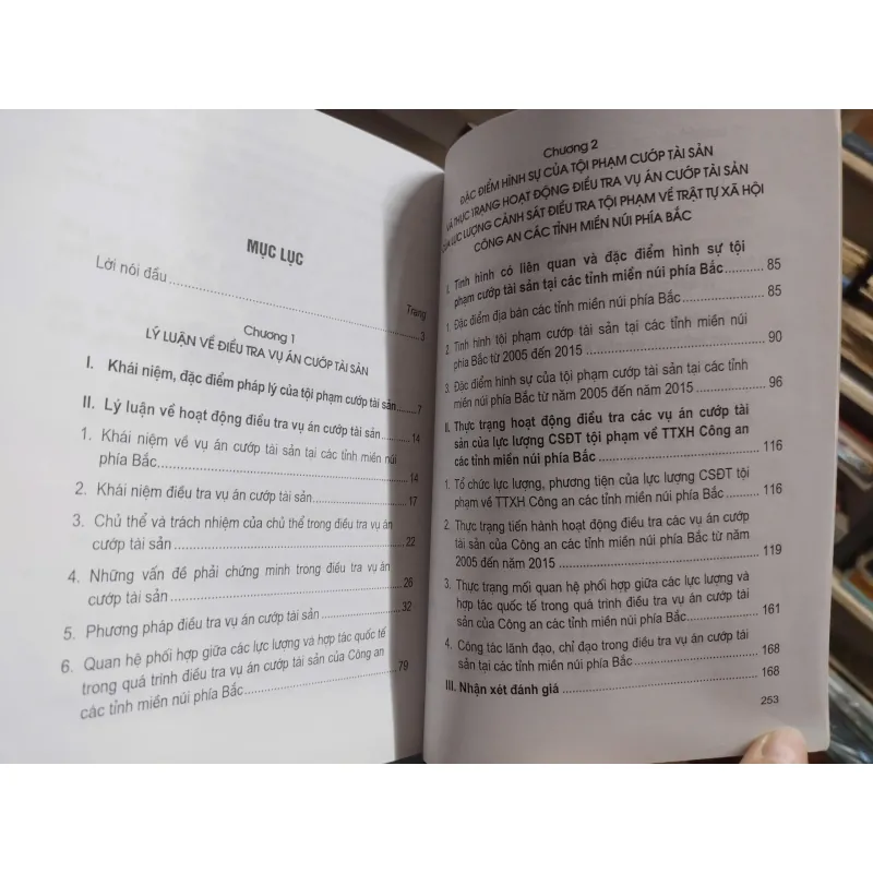 Sách: Điều tra vụ án cướp tài sản tại các tỉnh miền núi Phía Bắc (A3) 601374