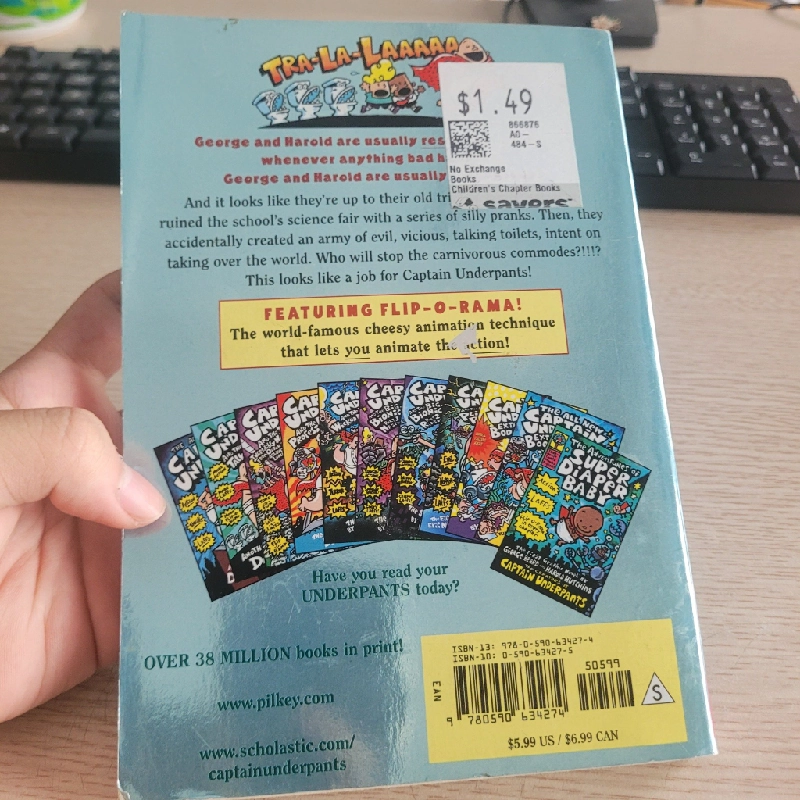 Captain Underpants and the Attack of the Talking Toilets Dav Pilkey 531316