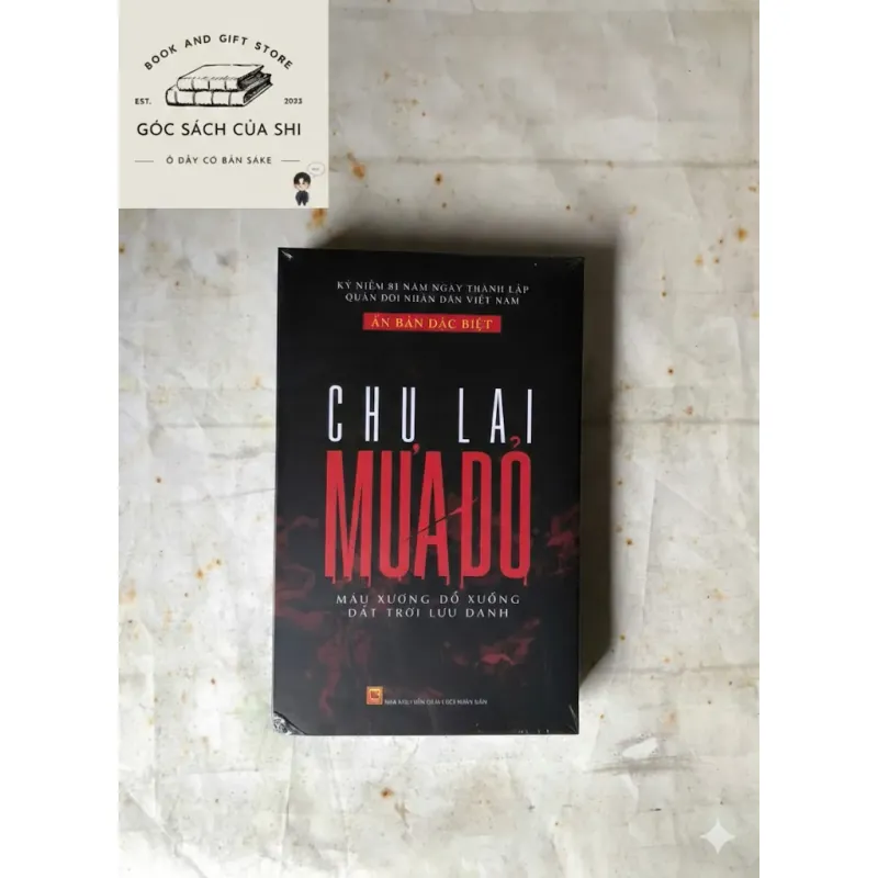 Mưa Đỏ - Ấn Bản Bìa Cứng - Kèm Hộp + Chữ Ký Scan | Chu Lai 745459