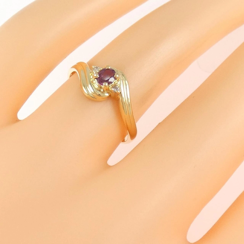 Nhẫn Ruby K18YG - Hàng hiệu Chính hãng 850883