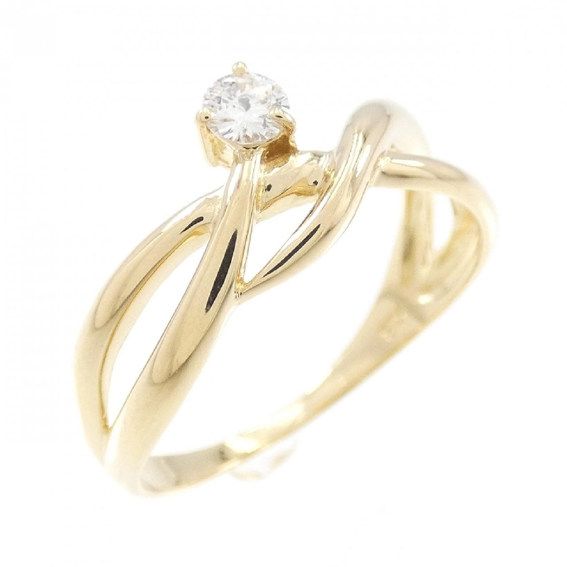 Nhẫn kim cương K18YG 0.10CT 672134