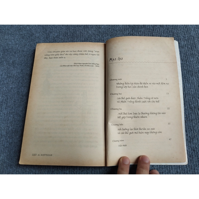 MỰC TRẮNG GIẤY ĐEN - A.DIETRICH 552747