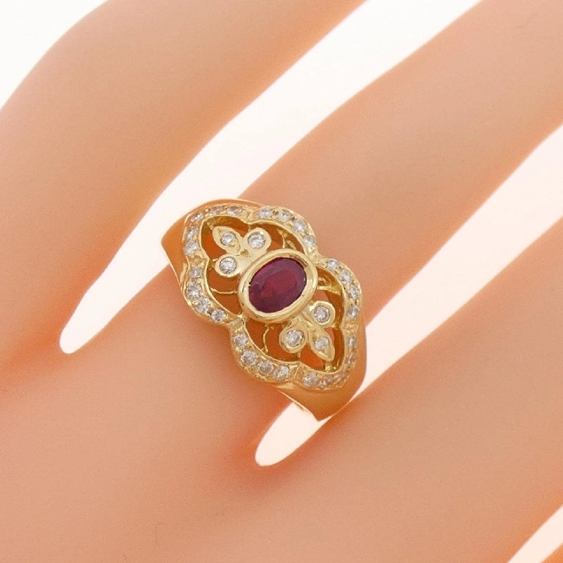 Nhẫn Ruby 750YG - Hàng hiệu Chính hãng 854351