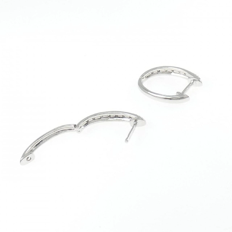 Khuyên tai hình vòng kim cương 18KWG - Hàng hiệu Chính hãng 865767