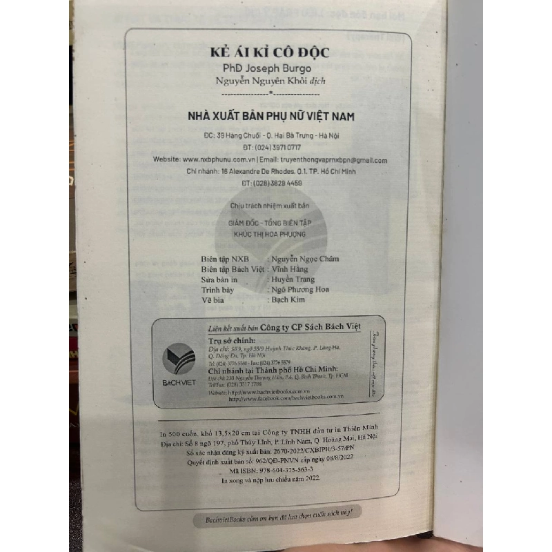 Kẻ Ái Kỉ Cô Độc - Joseph Burgo BT - Joseph Burgo 1008275