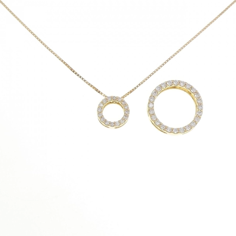 K18YG 2WAY Dây chuyền kim cương 0.33CT - Hàng hiệu Chính hãng 847737