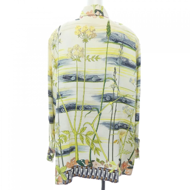 Áo sơ mi HERMES LES BOLIDES RACE CARS - Hàng hiệu Authentic 775203