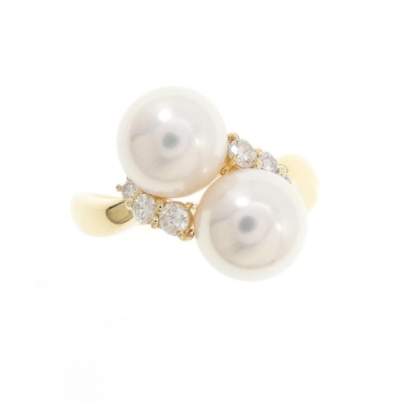 Nhẫn ngọc trai Akoya K18YG - Hàng hiệu Authentic 847480