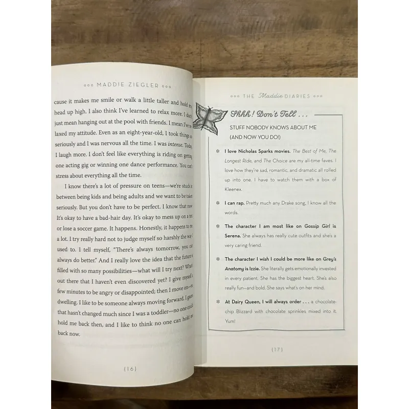 The Maddie Diaries: A Memoir - Maddie Ziegler 734780