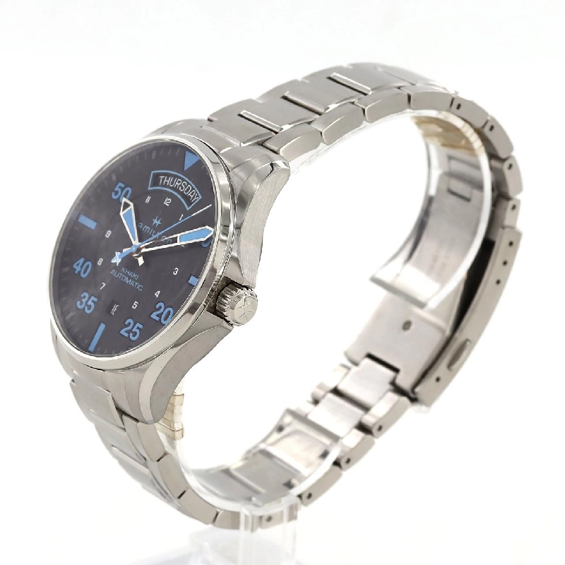 Đồng hồ Hamilton Khaki Aviation Air Zermatt H646250/H64625131 SS tự động - Hàng hiệu Authentic 883430