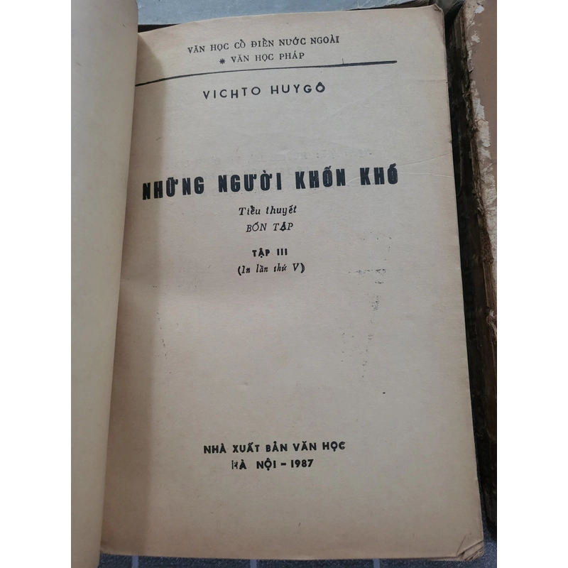 NHỮNG NGƯỜI KHỐN KHỔ - Huỳnh Lý, ,Vũ Đình Liên, Lê Trí Viễn, Đổ Đức Hiểu dịch  272688