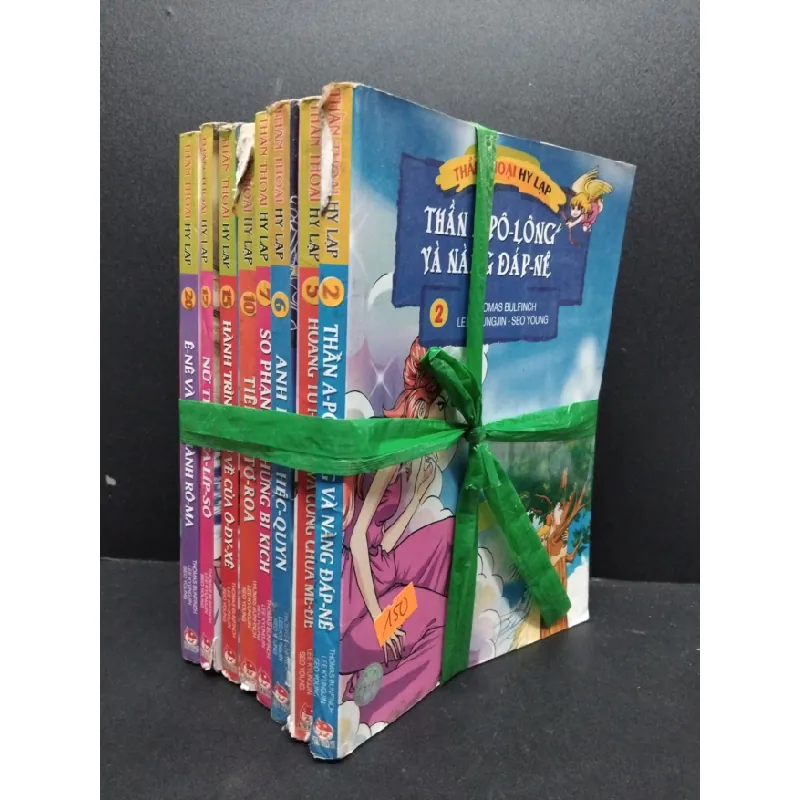 [Sách Cũ SCGR] Bộ 8 cuốn (2,5,6,7,10,15,17,20) Thần thoại Hy Lạp mới 70% ố vàng rách gáy bẩn HCM1008 TRUYỆN TRANH 684850